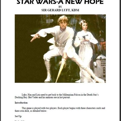 Star Wars, A New Hope