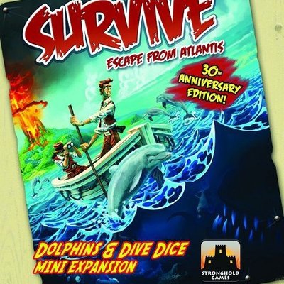 Survive: Escape from Atlantis! – Dolphins & Dive Dice Mini Expansion