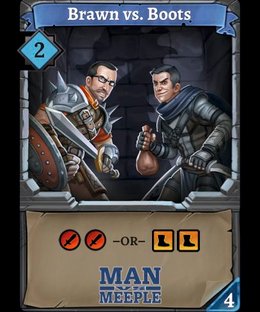 Clank!: Brawn vs. Boots Promo Card
