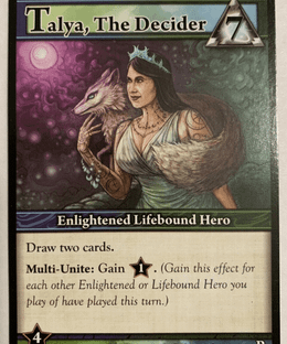 Ascension: Talya, The Decider Promo Card
