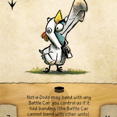 War for Chicken Island: Not-A-Dodo Promo Card