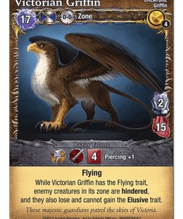 Mage Wars: Victorian Griffin Promo Card