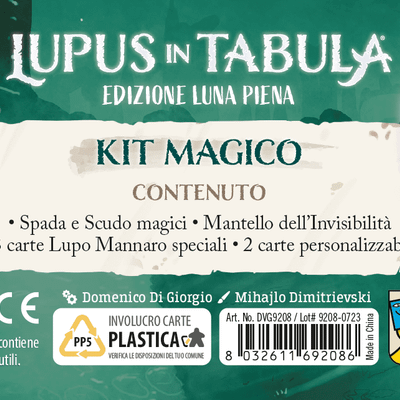 Lupus in Tabula: Edizione Luna Piena – Kit magico