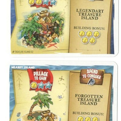 Imperial Settlers: Empires of the North – Treasure Island Promo Cards