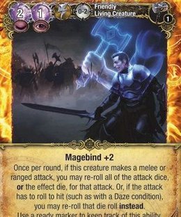 Mage Wars: Akiro's Favor Promo Card