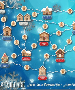 Age of Steam Expansion: Christmas Village / Mexico