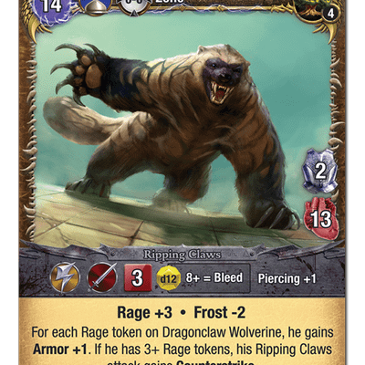Mage Wars: Dragonclaw Wolverine Promo Card