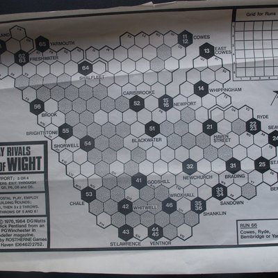 Railway Rivals Map IOW: Isle of Wight