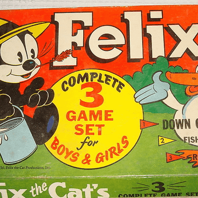 Felix the Cat's Complete 3 Game Set for Boys & Girls