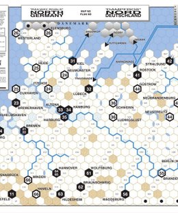 Railway Rivals Map ND: North Germany