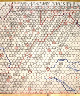 Railway Rivals Map CO: Chesapeake and Ohio