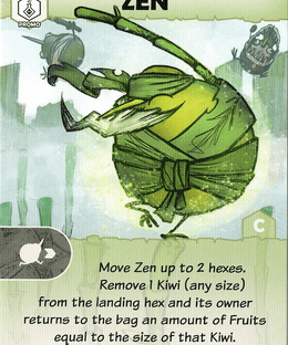 Kiwi Chow Down: Zen Promo Card