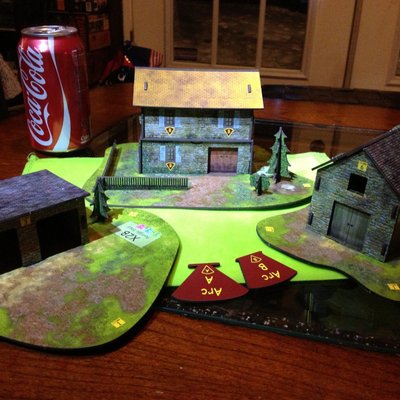 Sergeants Miniatures Game: Pontigou Farm Normandy Expansion