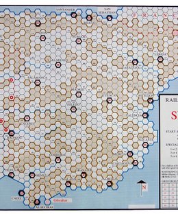 Railway Rivals Map SP: Spain