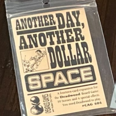 Another Day, Another Dollar: Space