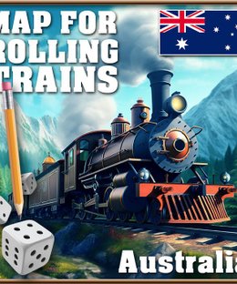 Rolling Trains: Australia Map
