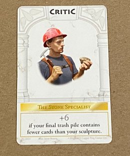 Chiseled: Critic Promo Card