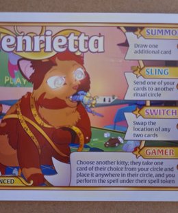 Wizard Kittens: Henrietta Promo Card