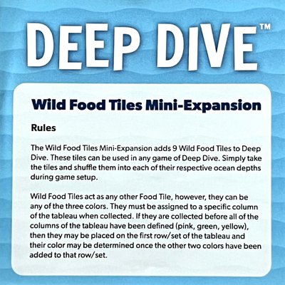 Deep Dive: Wild Food