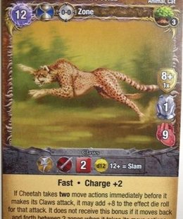 Mage Wars: Pharaoh's Cheetah Promo Card
