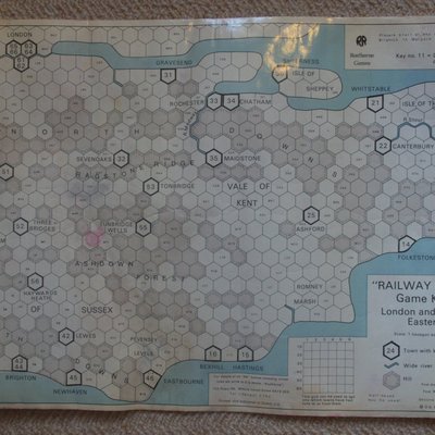 Railway Rivals Map K: London and South Eastern