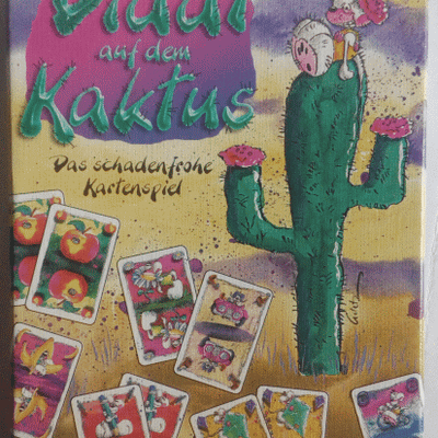 Diddl auf dem Kaktus