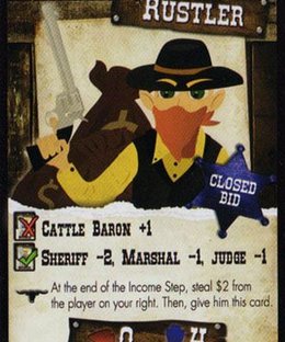 Wild Fun West: Rustler promo card