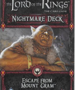 The Lord of the Rings: The Card Game – Nightmare Deck: Escape From Mount Gram