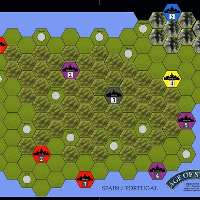 Age of Steam Expansion: Mexico, Spain/Portugal