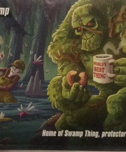 DC Spyfall: Swamp Thing Location Card Promo Cards
