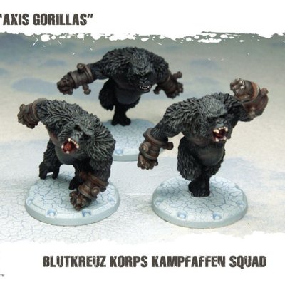 Dust Tactics: Blutkreuz Korps Kampfaffen Squad – "Axis Gorillas"
