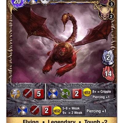 Mage Wars: Asto Vidatu, Angel Slayer Promo Card