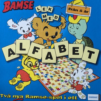 Bamse: Lek med alfabet