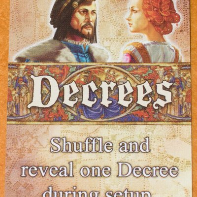 Patrician: Towers of Influence – Decree Cards