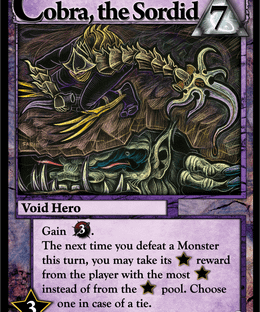 Ascension: Storm of Souls – Cobra, the Sordid Promo