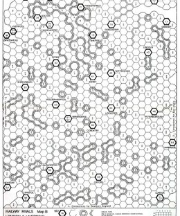 Railway Rivals Map B: London to Liverpool