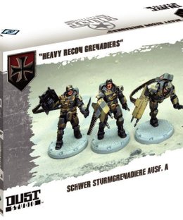 Dust Tactics: Schwer Sturmgrenadiere Ausf. A – "Heavy Recon Grenadiers"