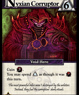 Ascension: Nyxian Corruptor Promo Card