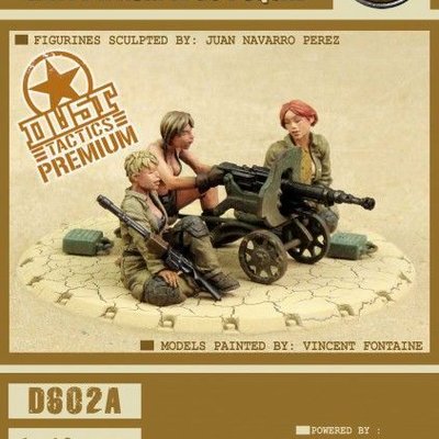 Dust Tactics: Mercenary Heavy Machine Gun Squad – "Sisters of Mayhem"