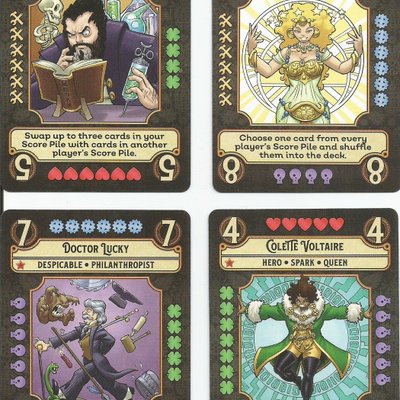 Girl Genius: The Works – Kickstarter Funvelope Promo Cards
