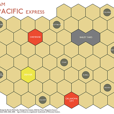 Age of Steam Expansion: Union Pacific Express