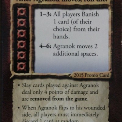 Castle Panic: The Dark Titan – Level 6 Agranok Promo