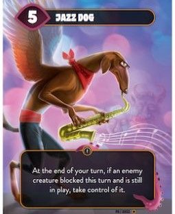 Mindbug: First Contact – Jazz Dog Promo Card
