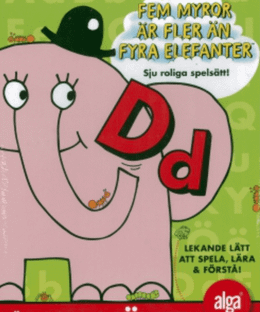 Fem myror är fler än fyra elefanter: Lär om bokstäver