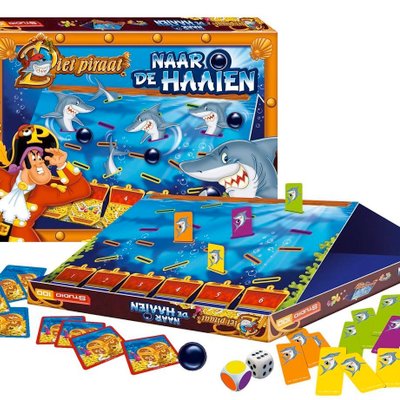 Piet Piraat: Naar de haaien