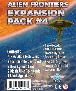 Alien Frontiers: Expansion Pack #4
