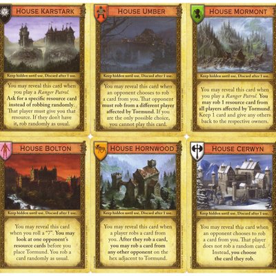 A Game of Thrones: Catan – Brotherhood of the Watch: Minor Houses of the North Promo