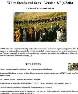 White Steeds and Seax