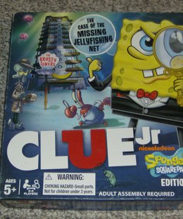 Clue Jr.: Spongebob Squarepants Edition – The Case of the Missing Jellyfish Net
