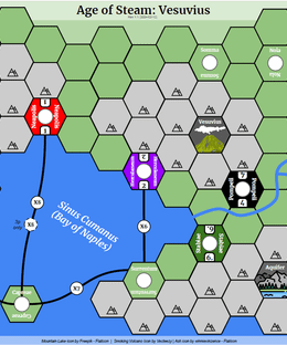 Vesuvius (fan expansion for Age of Steam)